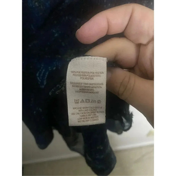 Free People Smocked Square Neck Top Size Medium - Picture 5 of 6